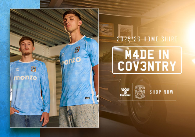 The Official Hummel Home Kit for Coventry City FC