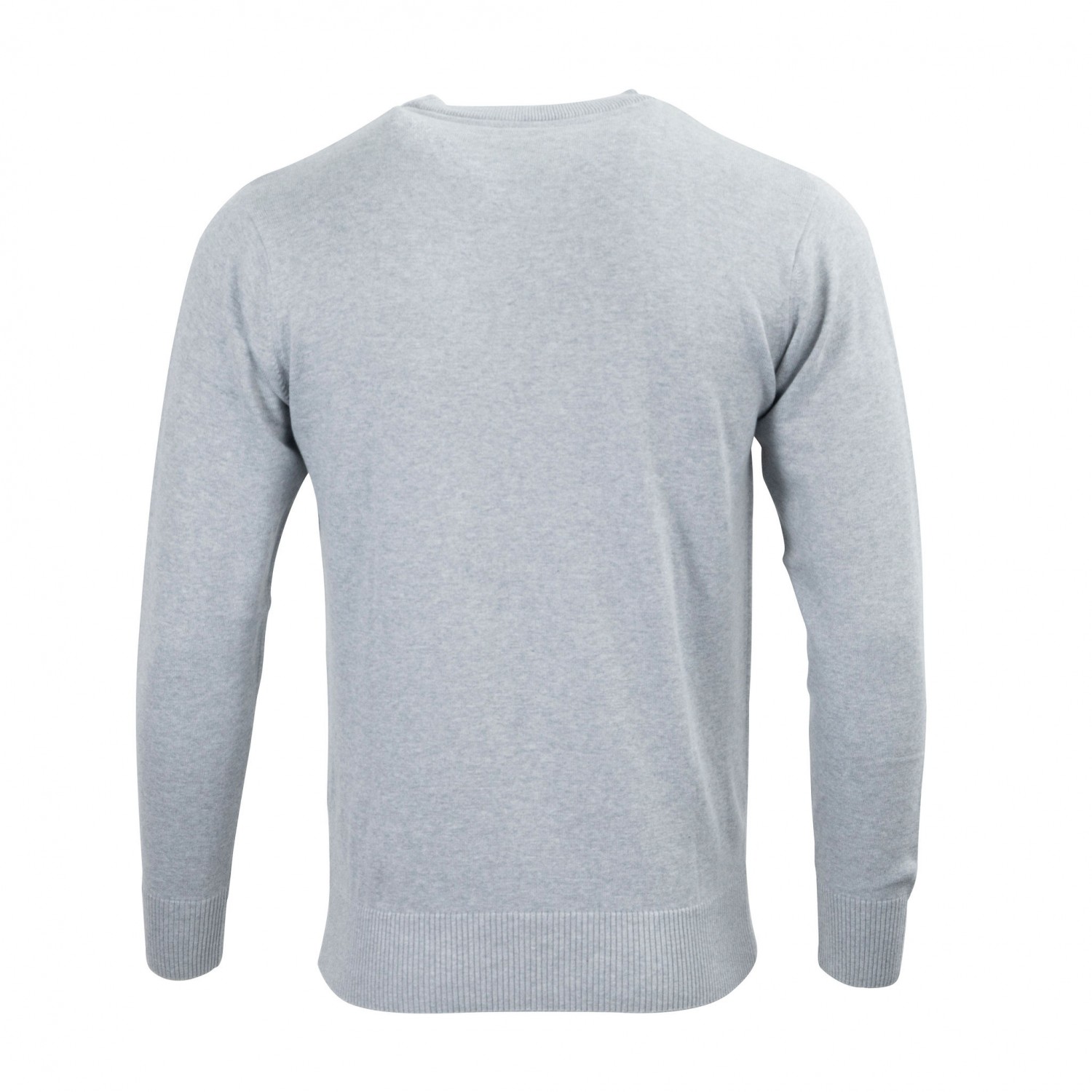 Coventry Grey Knitted Crew Neck Jumper - Adult
