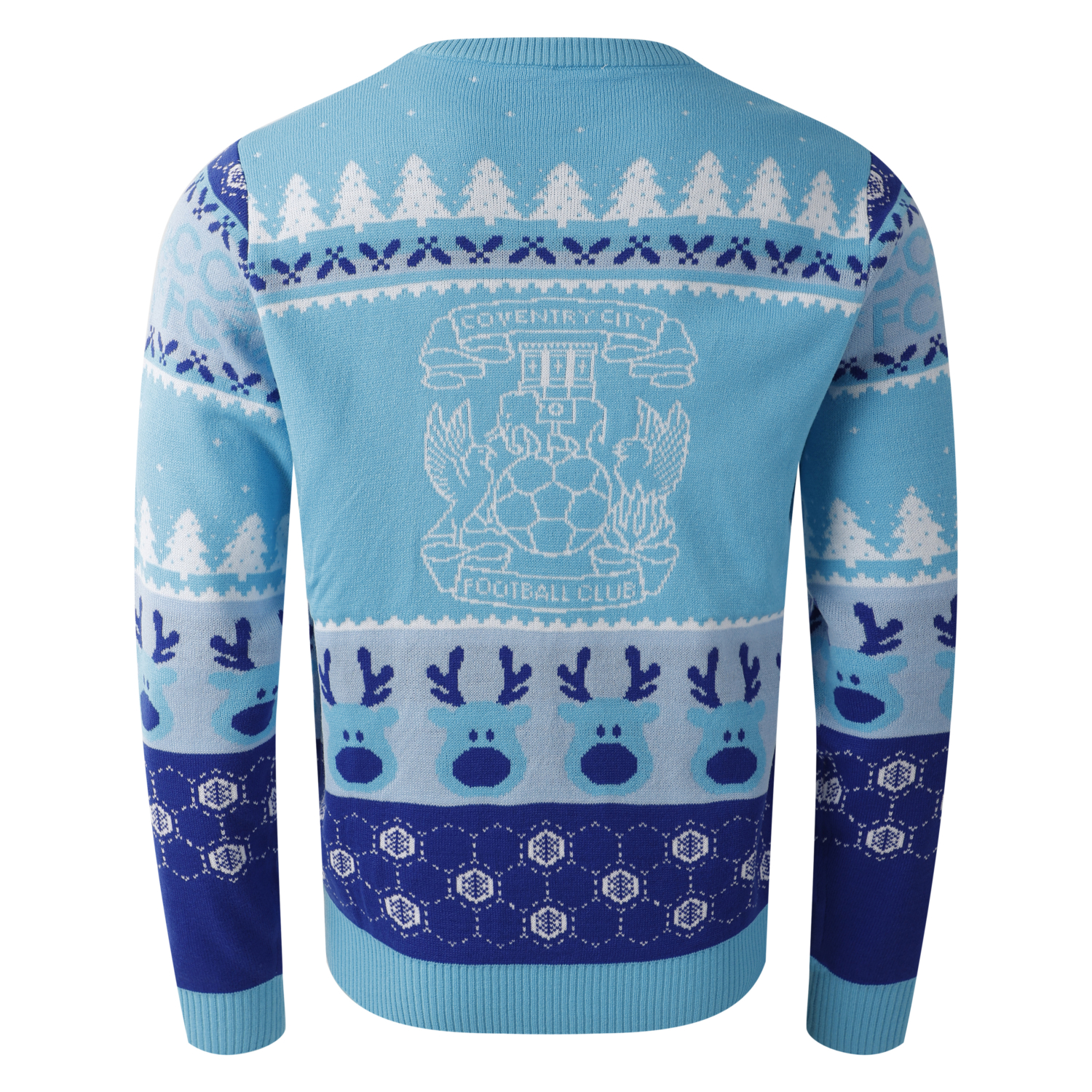 Coventry City Adult Christmas Fairisle Jumper1