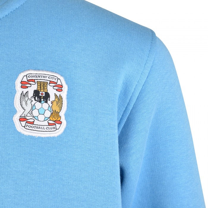 Coventry Junior Essential Sky Blue Zip Hoodie