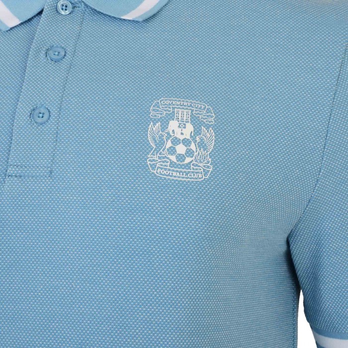 Coventry Men's Textured Stripe Collar Polo