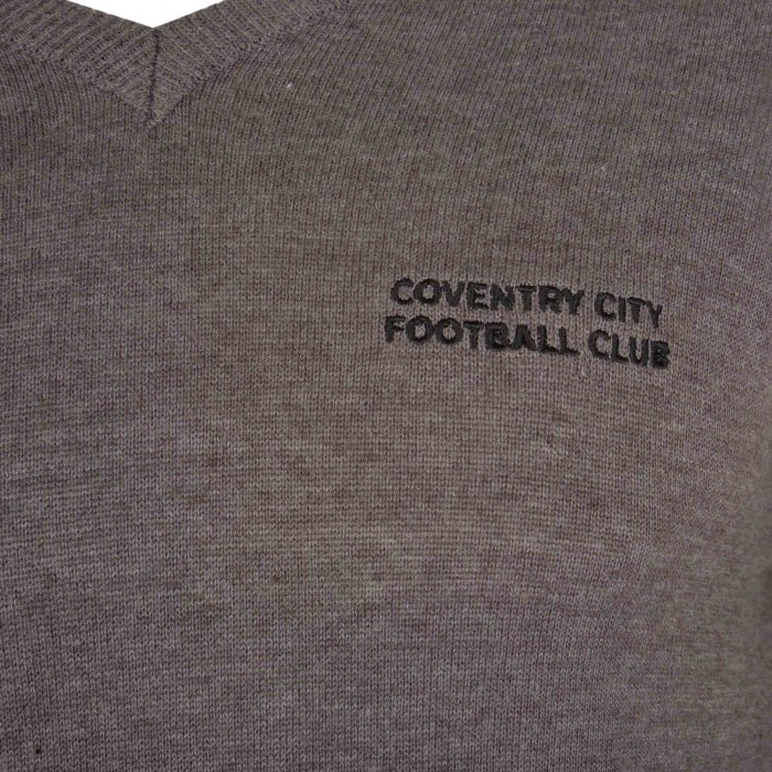 Coventry Men's Charcoal Essential Knitted V-Neck