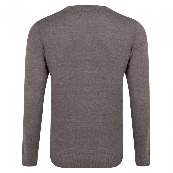 Coventry Men's Charcoal Essential Knitted V-Neck