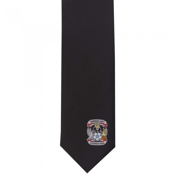 Coventry Black Polyester Tie