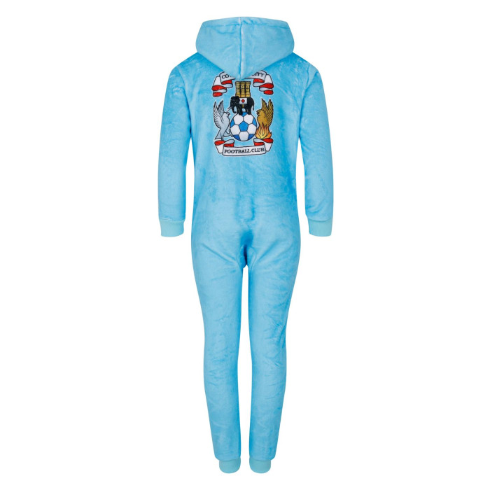 Coventry City Sherpa Fleeced Lined Onesie Kids
