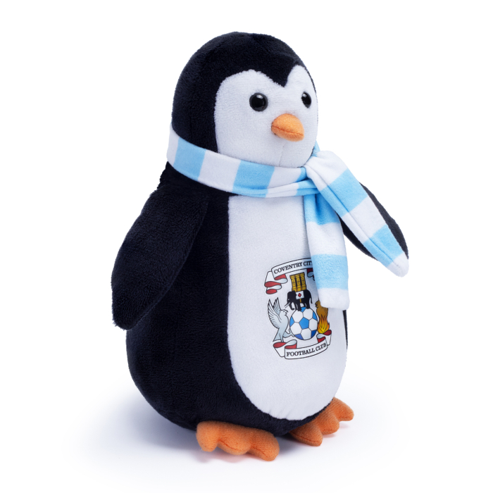 Coventry City Plush Penguin with Scarf