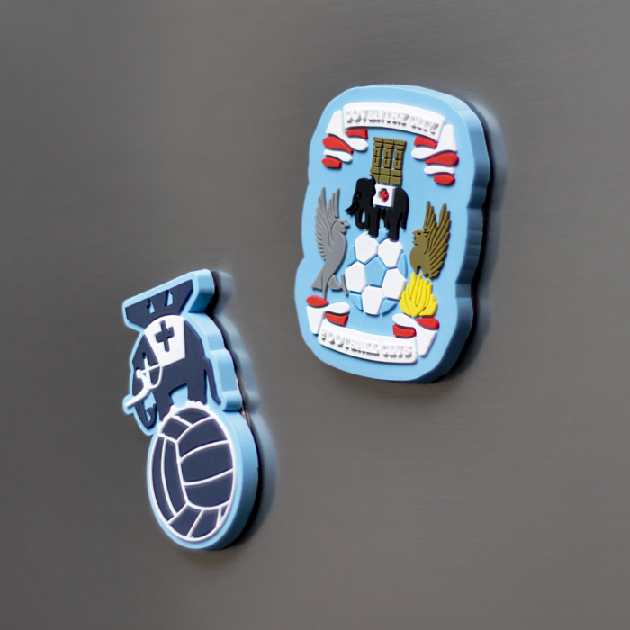Coventry City Rubber Retro Magnet