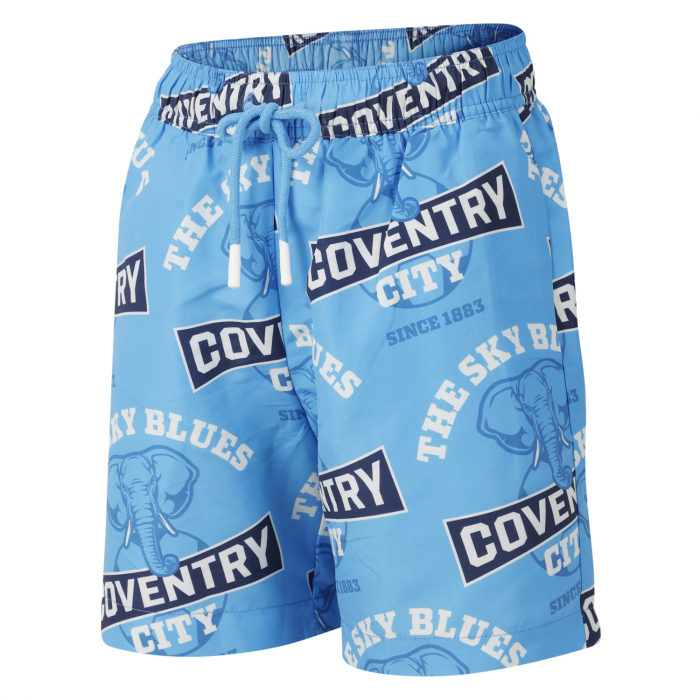 Coventry City Slam Dunk Tropical Swim Shorts Junio