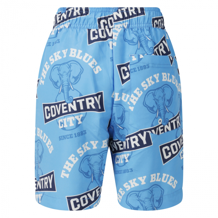 Coventry City Slam Dunk Tropical Swim Shorts Junio