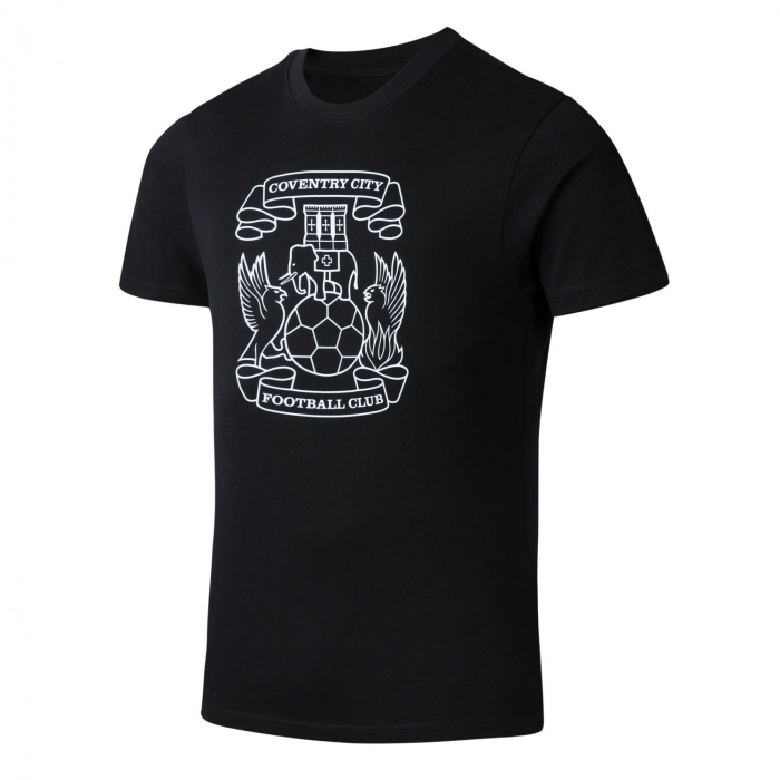 Coventry City Adult Crest Graphic T-Shirt