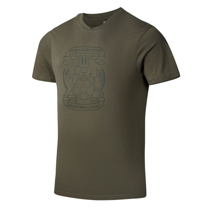 Coventry City Adult Crest Graphic T-Shirt