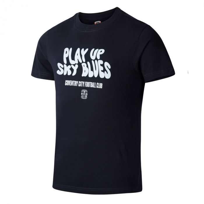 Coventry City Adult Play Up Sky Blues T-Shirt