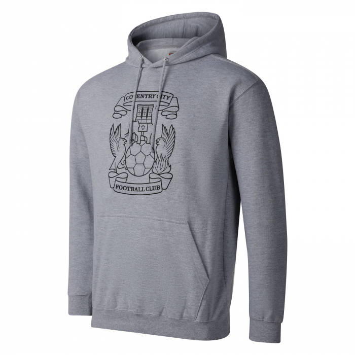 Coventry City Junior Crest Graphic Hoodie