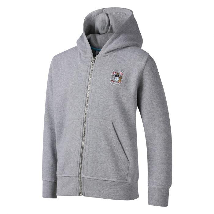 Coventry City Essential Junior Zip Hoodie
