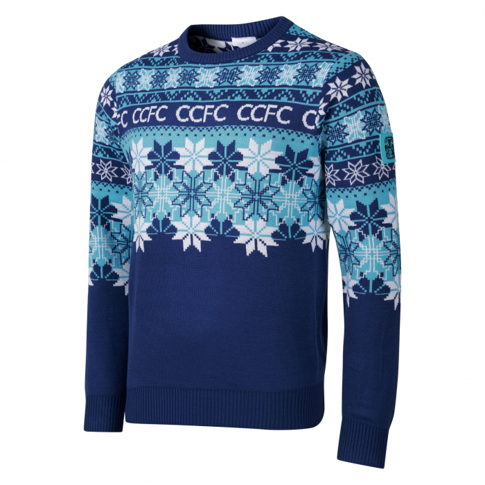 Coventry City Adult Christmas Fairisle Jumper