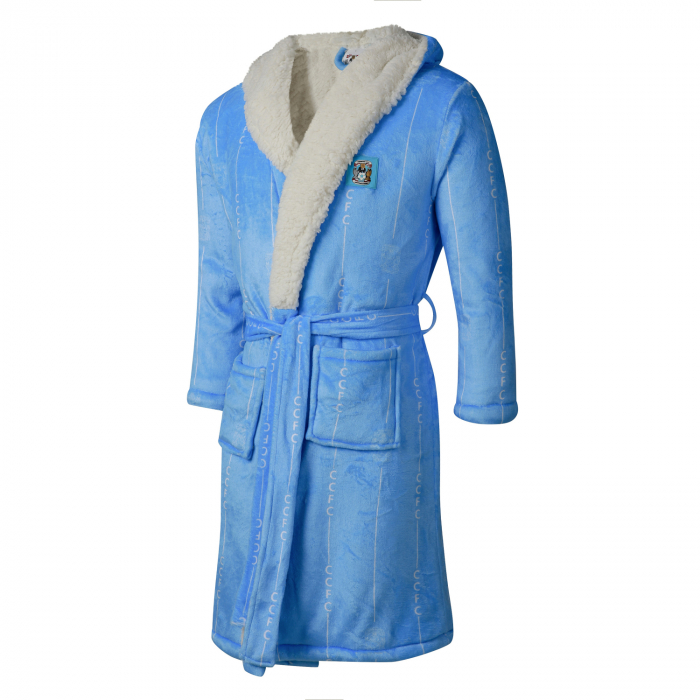 Coventry City Adults fully Lined Dressing Gown