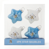 Coventry 4 Pack Star Baubles