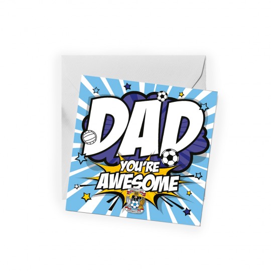 Coventry Awesome Dad Card