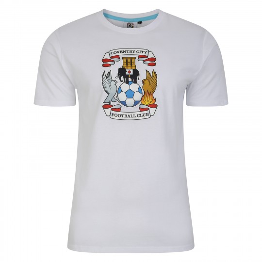 Coventry Essentials Large Crest T-shirt WHITE