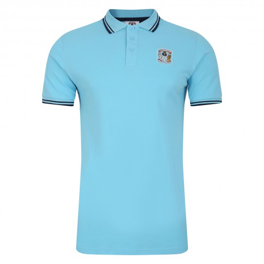 Coventry Essentials Tipped Polo Navy Tip