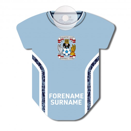 Coventry 22/23 Home Kit Inspired Personalised Car 