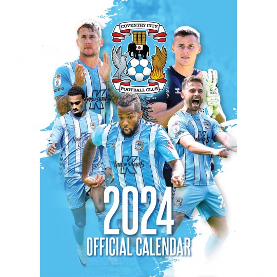 Coventry City Official A3 23/24 Calendar