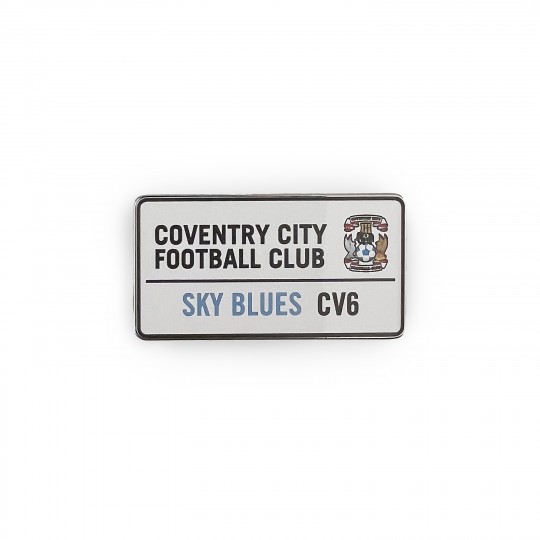 Coventry City Street Sign Pin Badge 