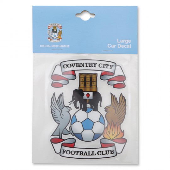 Coventry City Large Car Decal MULTI
