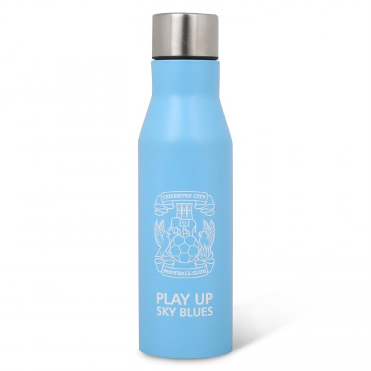 Coventry City Aluminium Water Bottle SKY BLUE