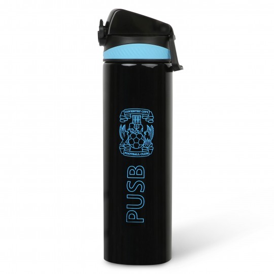 Coventry City Sports Cap Premium Bottle BLACK/SKY