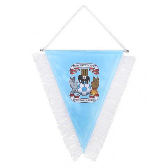 Coventry City Mini Crest Pennant SKY BLUE
