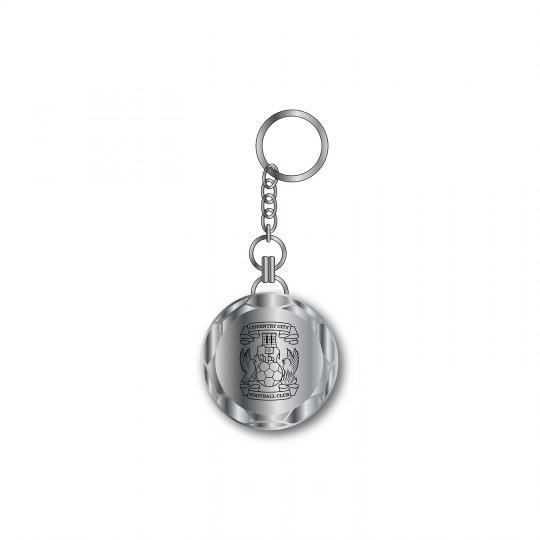 Coventry City Football Keyring SILVER