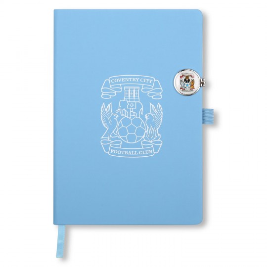 Coventry City Magnetic Clasp Journal SKY BLUE