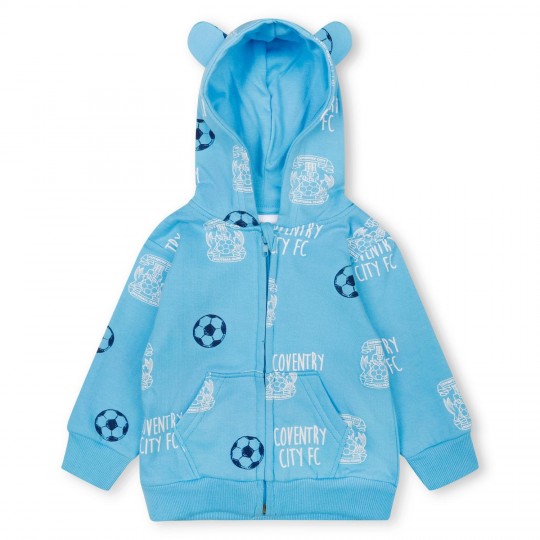 Coventry City Baby Crest Full Zip Hoodie