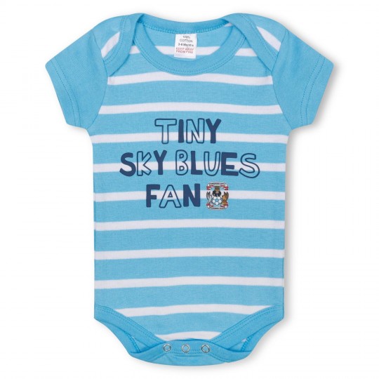 Coventry City Baby Sky Blue Fan Bodysuit
