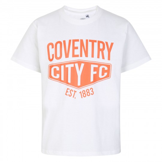 Coventry City Vintage Graphic Logo T-Shirt - Junio
