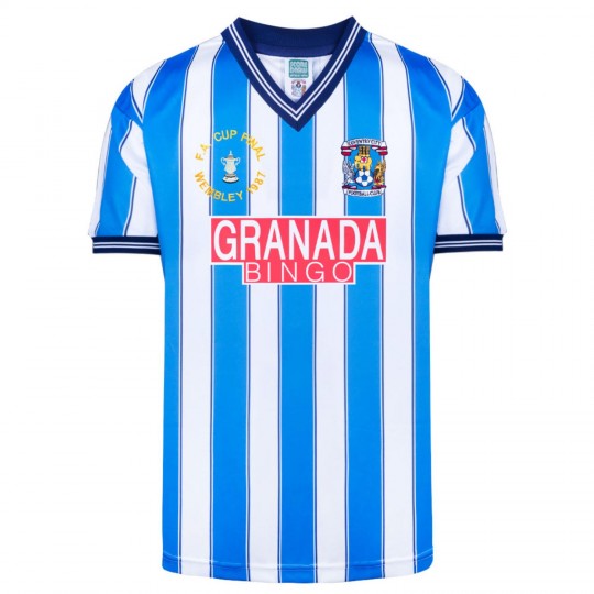 Coventry City 1987 FA Cup Final Shirt