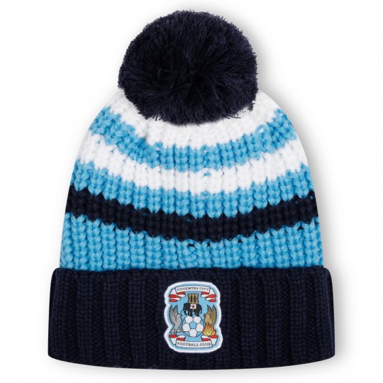 Coventry City Adult Chunky Stripe Cuff Beanie