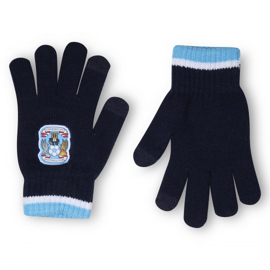 Coventry City Adult Touch Screen Gloves