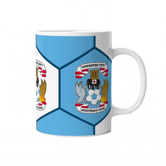 Coventry City Crested Football Fanatic Mug