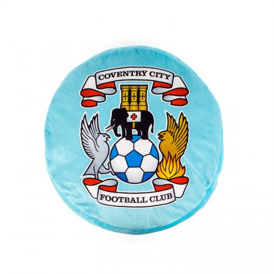 Coventry City Crest Shaped Cushion