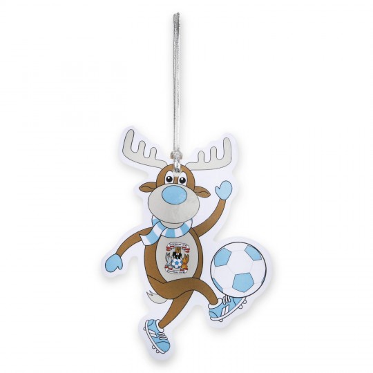Coventry City Wooden Reindeer Animal Decoration