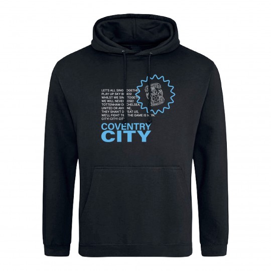Coventry City Mens Warped PUSB Hoodie