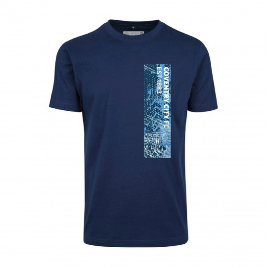 Coventry City Mens Grunge Tee