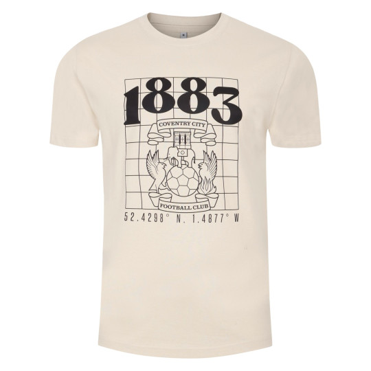 Coventry City Adult Sand 1883 Coordinate T-Shirt