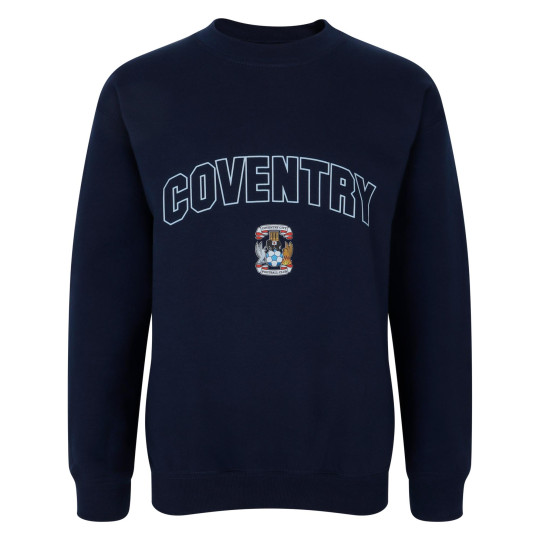 Coventry City Junior Navy Collegiate Sweatshirt