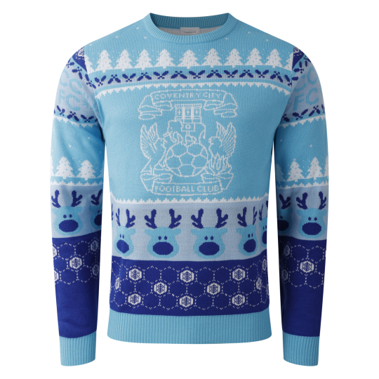 Coventry City Adult Christmas Fairisle Jumper - Main Image
