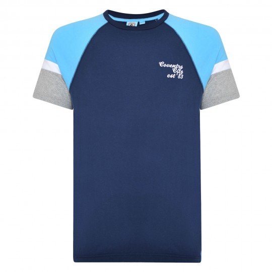 Coventry Mens Colour Block Raglan T-Shirt