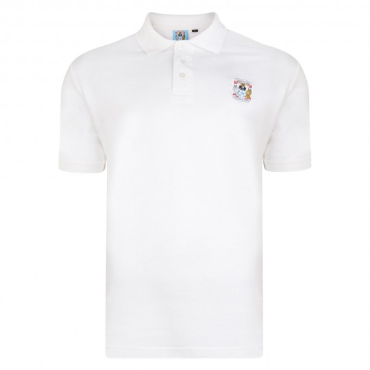 Coventry Mens Essential White Polo