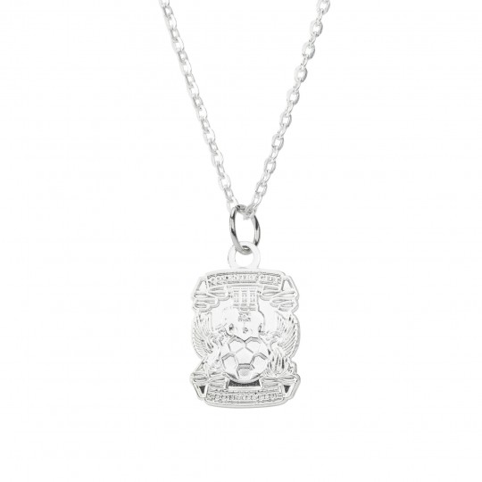 Coventry Silver Plated Crest Pendant